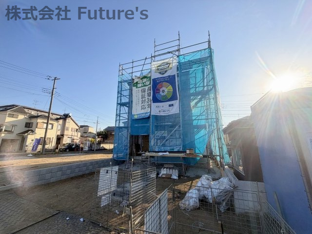 三郷市戸ケ崎　新築戸建　全2棟　B号棟の外観|現地の写真になります。