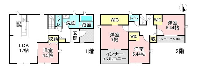 【間取り】 | 各務原市那加柄山町