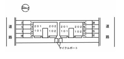 【区画図】 | パビオン A棟