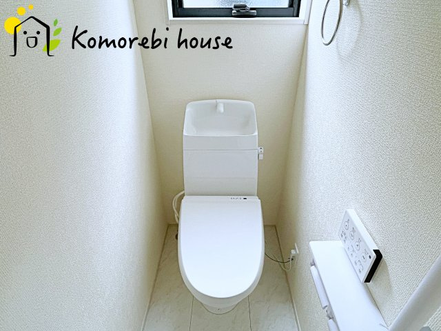 上尾市浅間台　新築一戸建て　リーブルファイン　01のトイレ|トイレです