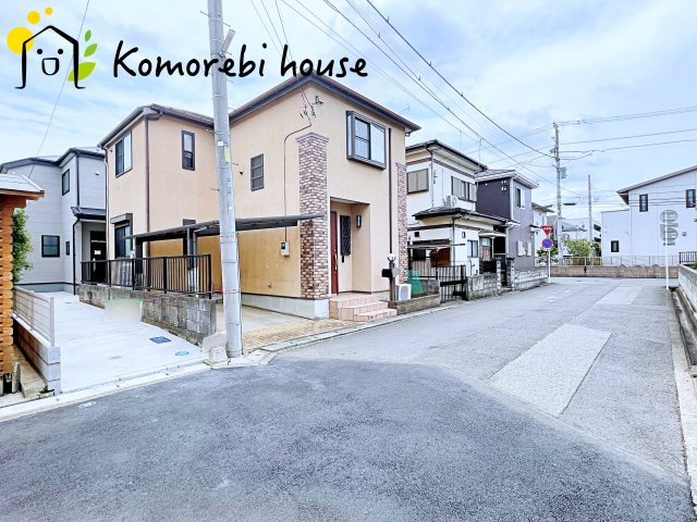 上尾市浅間台　新築一戸建て　リーブルファイン　01の前面道路含む現地写真|前面道路含む現地写真です