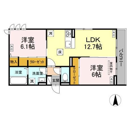 Ｄ－ＲＯＯＭ七曲Ⅱ