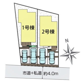 【区画図】 | 西東京市住吉町4丁目　全2棟　1号棟 | 西東京市住吉町4丁目　全2棟　1号棟