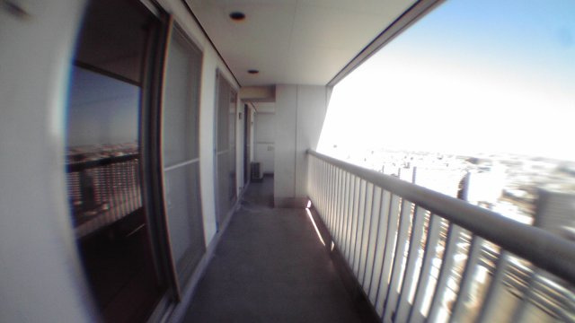 墨田区堤通１丁目の賃貸マンションのバルコニー