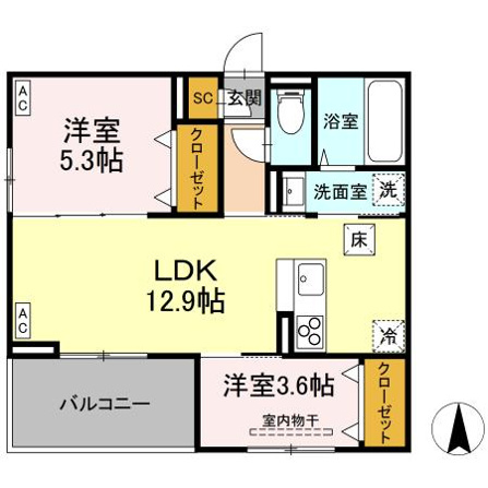 Ｄ－ＲＯＯＭ七曲Ⅱ