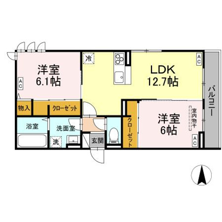 Ｄ－ＲＯＯＭ七曲Ⅱ