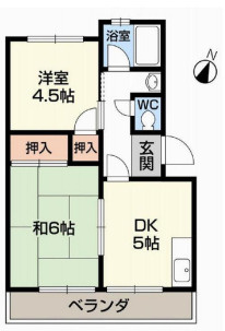 霞ヶ丘関西マンションの間取り