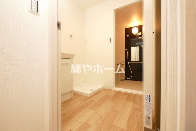 SFIDA帝塚山の洗面所|脱衣スペースもあります