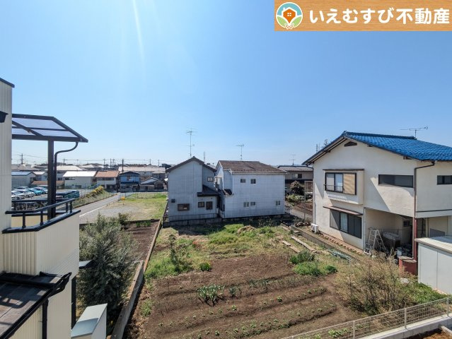 Livele Garden.S　嵐山町川島第2の展望|高い建物が無く開放感のある展望
バルコニーからの展望も開けていて閑静な住宅地が望めます。日当りも良いですね♪