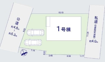 新築一戸建て 入間市豊岡の区画図
