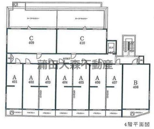 DIPS南六郷ディップスの区画図