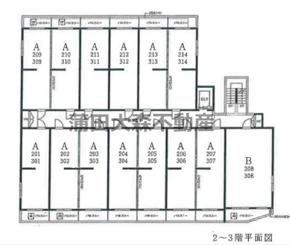 DIPS南六郷ディップスの区画図
