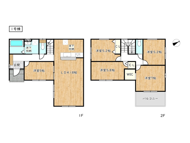 【間取り】 | 姫路市八代1期／全2棟