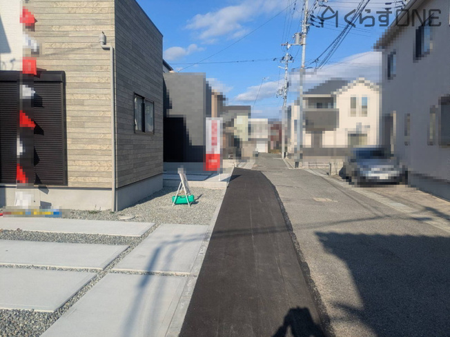 【前面道路含む現地写真】 | 姫路市八代1期／全2棟