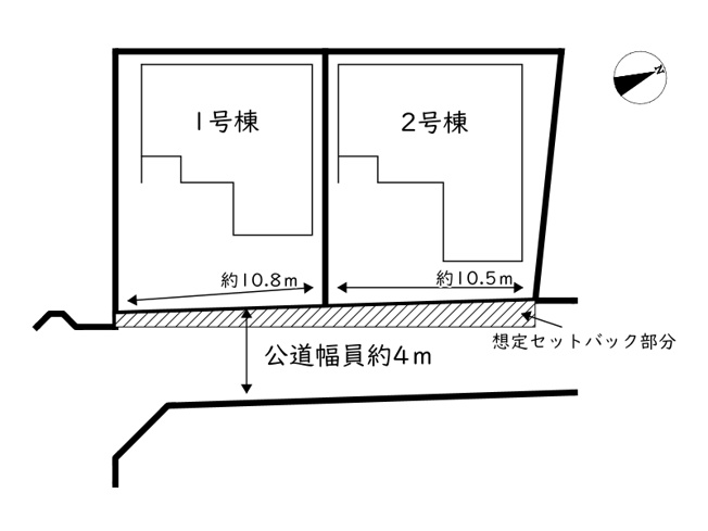 【区画図】 | 姫路市八代1期／全2棟