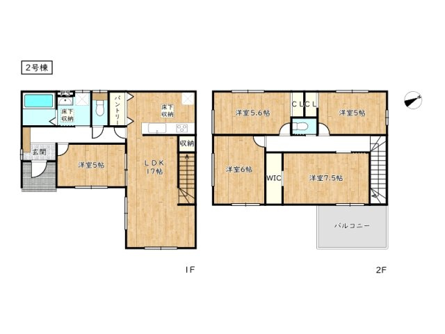 【間取り】 | 姫路市八代1期／全2棟