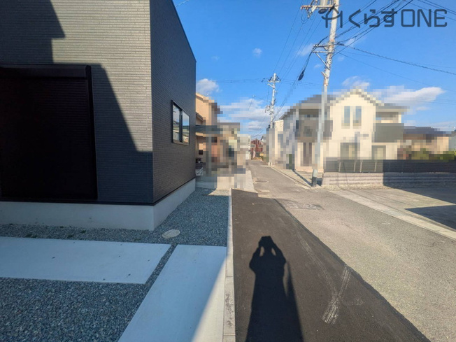 【前面道路含む現地写真】 | 姫路市八代1期／全2棟