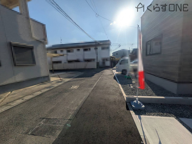 【前面道路含む現地写真】 | 姫路市八代1期／全2棟