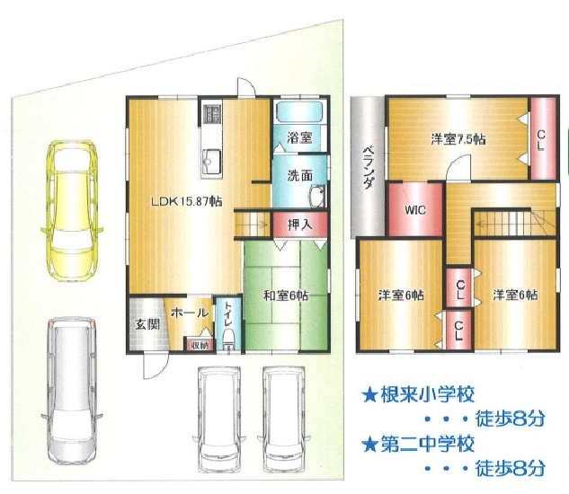 【間取り】 | 間取りは4LDKになります。