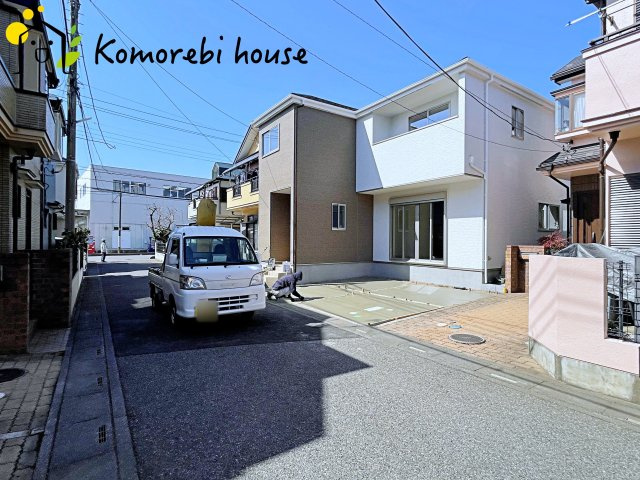 KIP上尾市浅間台　2期　新築一戸建て　テラシエ　01の前面道路含む現地写真|26.3.5撮影済み