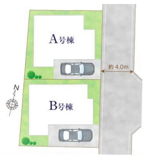 【区画図】 | 新座野寺2期　全2棟　A号棟 | 新座野寺2期　全2棟　A号棟