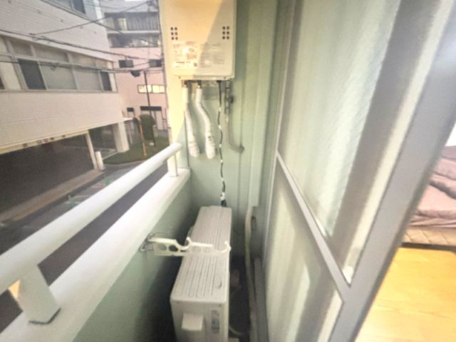 ブロスコート住吉のバルコニー