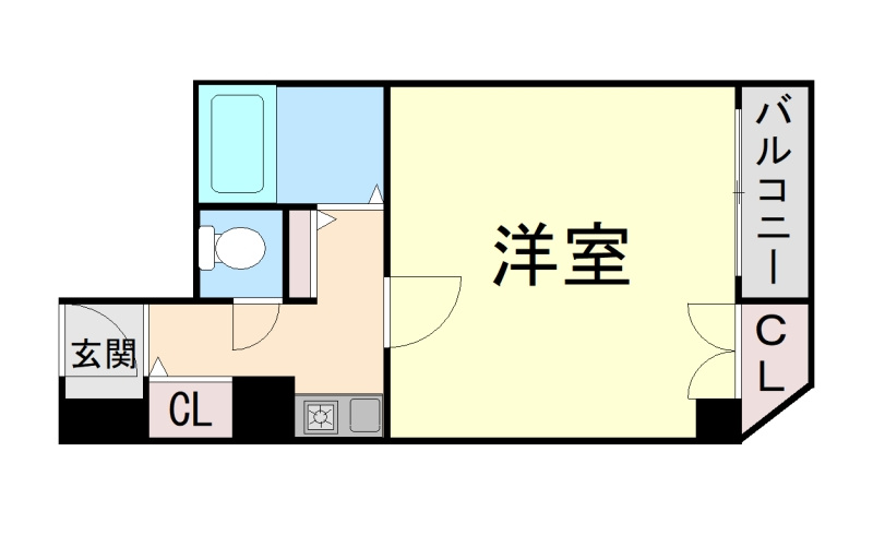 ブロスコート住吉の間取り