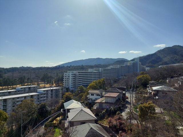 逆瀬川パークマンションの展望|西側バルコニーからの眺望