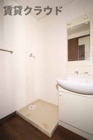 パークサイトの洗面所|洗濯機置場