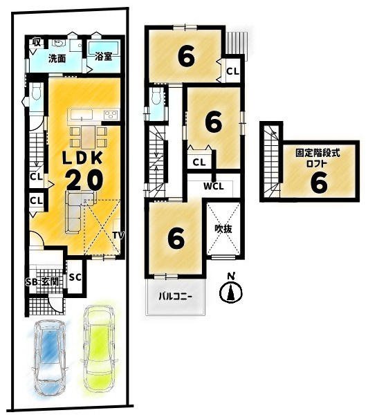 西京極午塚町　1号地　条件付土地