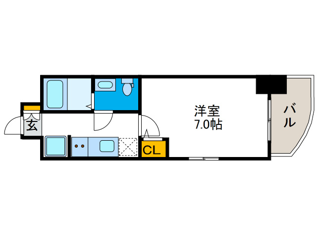 セレニテ桜川駅前プリエの間取り