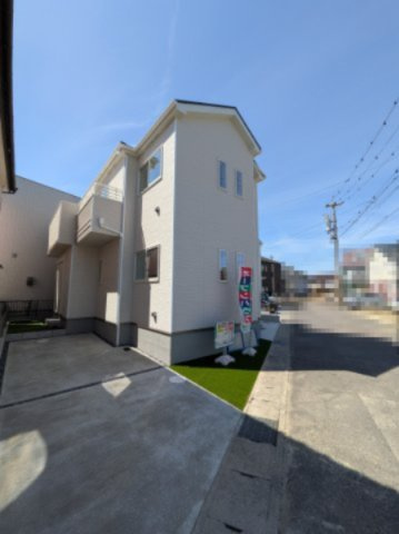 小牧市久保一色南２丁目　新築戸建の外観|外観は落ち着いています