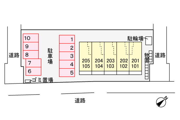 ヴィレッタの駐車場|駐車場