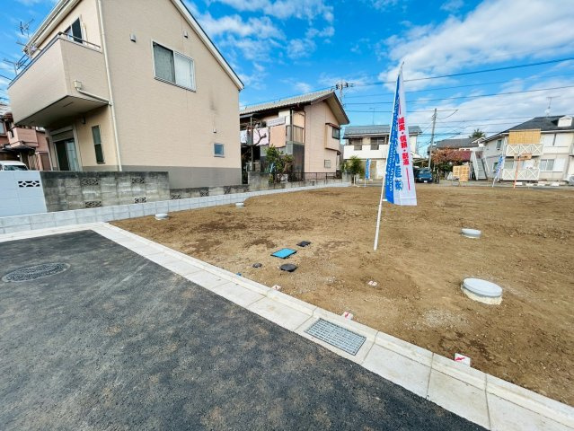 プレスティア昭島　宅地分譲全10区画売地　昭島市宮沢町　7号区　建築条件なしの外観|南道路は日当たり良好なお住まいが建築可能♪お車の転回も可能ですので入出庫も楽々☆