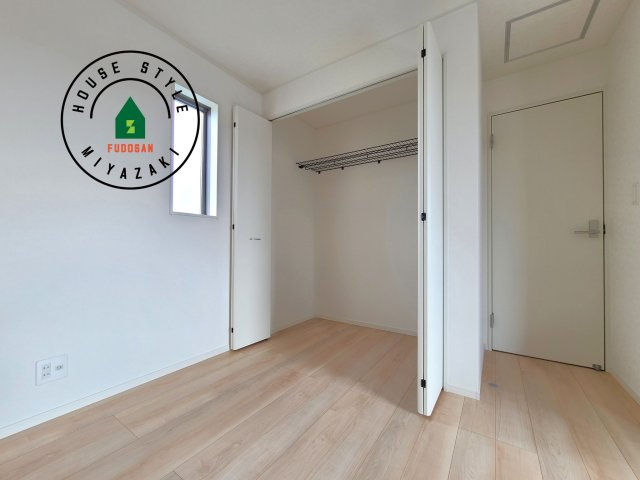 都城市都北町第1-3棟（2号棟）の内観：施工例|収納には困りません。