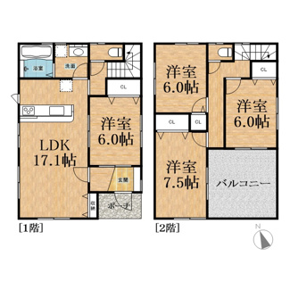 【間取り】 | 【当社専任】千葉市花見川区三角町　中古戸建