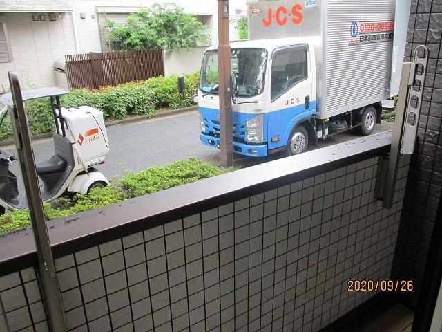 グランビューノ荏原のバルコニー