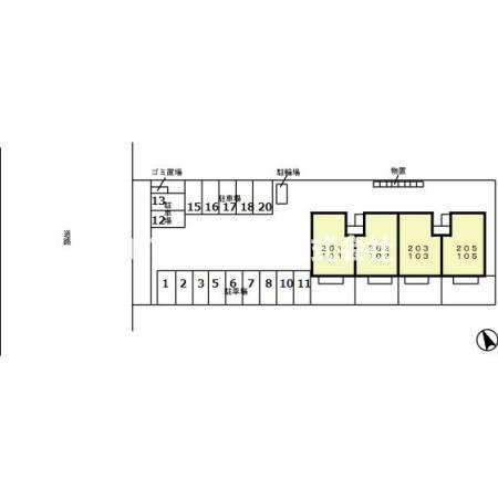 エトワールボワの区画図