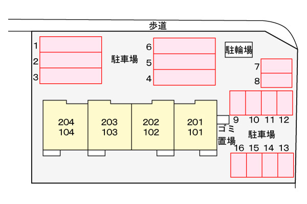 オアシスの駐車場|駐車場
