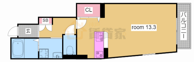 神戸市須磨区月見山本町２丁目のアパートの間取り