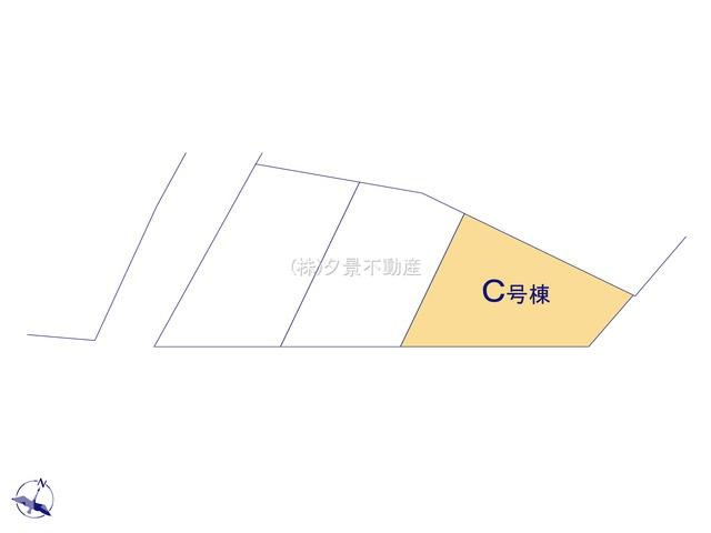 《仲介手数料無料》浦和区高砂４丁目8-1新築一戸建てブライト・ニュー・ガーデンの区画図