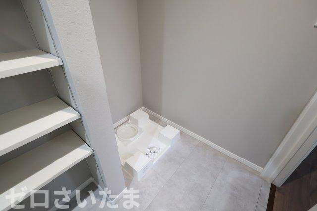 《仲介手数料無料》浦和区高砂４丁目8-1新築一戸建てブライト・ニュー・ガーデンのランドリースペース