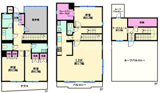 【間取り】 | タウンハウス等々力