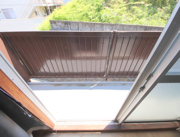 グレーズ鳥見のバルコニー