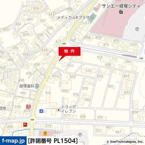 Ｄパーキング（経塚第１）の地図