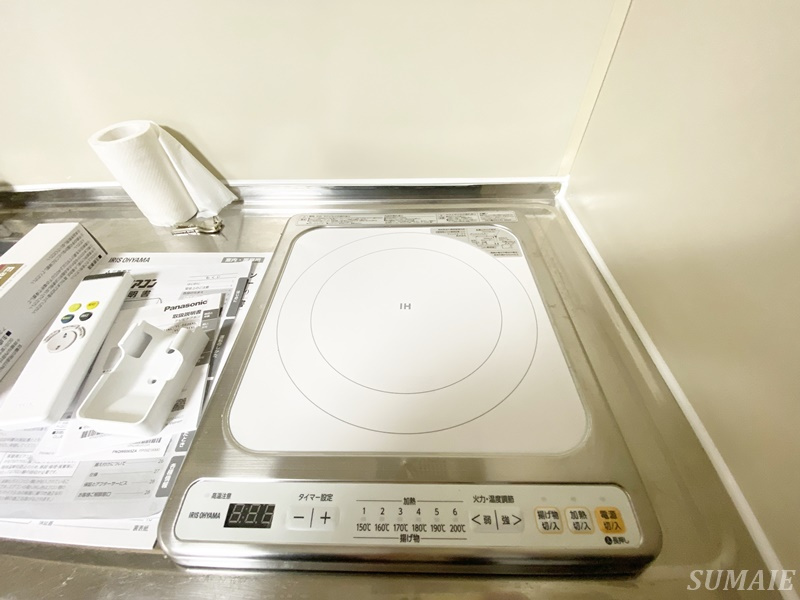 TRI TREEのキッチン|IH1口コンロです☆