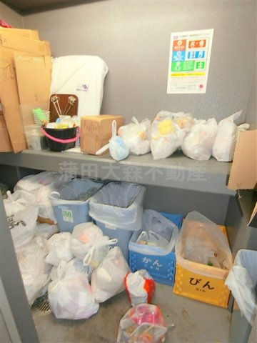 メイクスデザイン大森のその他共用部分|曜日時間関係なくゴミ出し可能なゴミ捨て場！