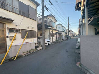 【前面道路含む現地写真】 | 川越市木野目　建築条件なし売地　JR川越線『南古谷駅』徒歩19分　【南古谷小学区】