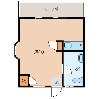 シティーマンション西崎の間取り|※間取りと現況が異なる場合、現況を優先とします。