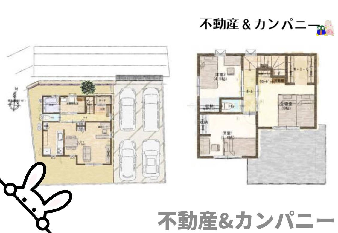 水泥町新築戸建　ONO新築建売の間取り